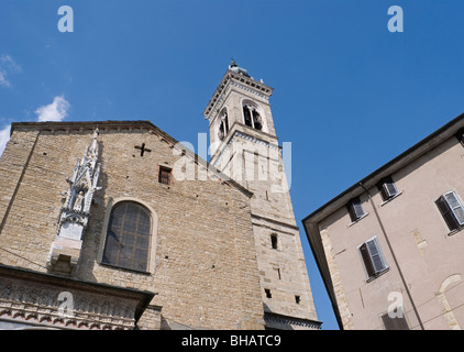 Basilika Santa Maria Maggiore in Bergamo alta Lombardei Italien Stockfoto
