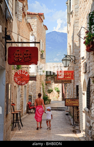[Budva Altstadt] Montenegro Stockfoto