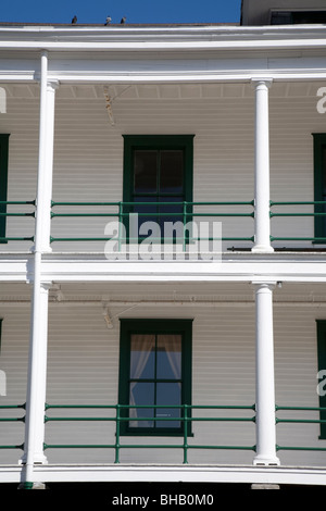 Cloe, von den Balkonen der Fort Worden State Park Coast Artillery Museum Port Townsend Olympic Peninsula Washington USA Stockfoto