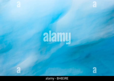 Eis-Höhle Detail, abstrakt, Shoup Gletscher Shoup Bay State Marine Park, Prinz-William-Sund, Yunan Alaska, USA. Stockfoto