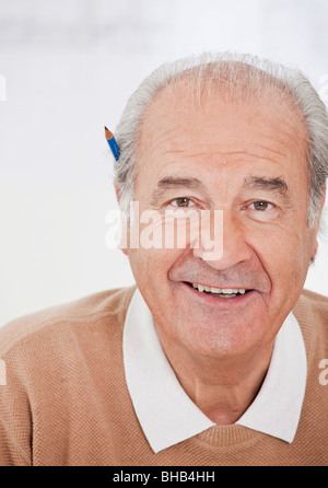 Porträt von senior Geschäftsmann Stockfoto