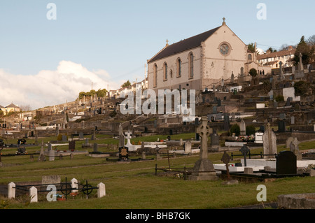 Str. Marys Kapelle und Friedhof, Newry, Nordirland Stockfoto