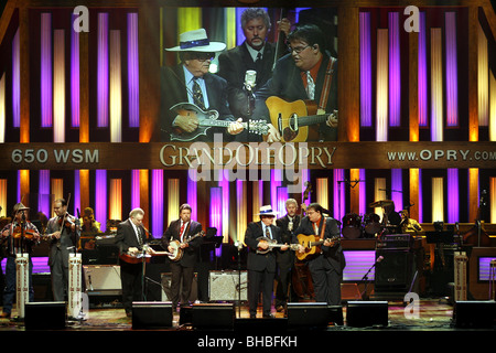 Bobby Osborne & der felsigen Top X-Press, Grand Ole Opry, Nashville, Tennessee, USA Stockfoto