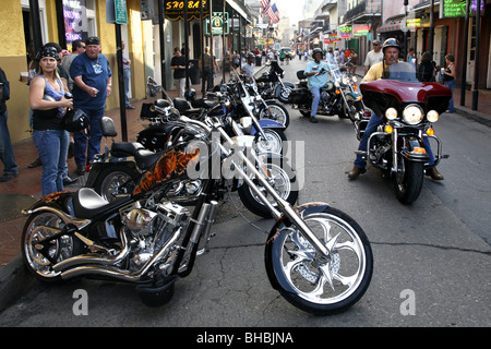 Chopper, Bourbon Street, French Quarter, New Orleans, Louisiana, USA Stockfoto