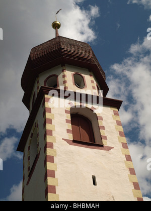 Kirche in Vent im Ötztal-Tal in Tirol, Österreich Stockfoto