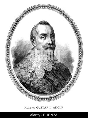 Gustav II. Adolf Stockfoto