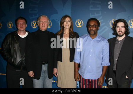 QUENTIN TARANTINO JAMES CAMERON KATHRYN BIGELOW LEE DANIELS JASON REITMAN 62ND ANNUAL DIRECTORS GUILD OF AMERICA PRÄSIDENTEN Stockfoto