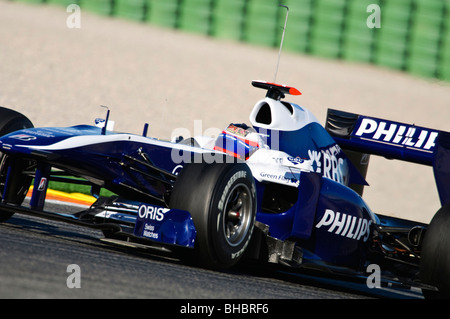 Rubens BARRICHELLO (BRA) fahren in der Williams FW31 Formel1 Rennwagen Stockfoto