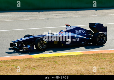 Rubens BARRICHELLO (BRA) fahren in der Williams FW31 Formel1 Rennwagen Stockfoto