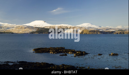 McLeod es Tabellen aus dem Süden, über dem Loch Highland, Isle Of Skye. Stockfoto