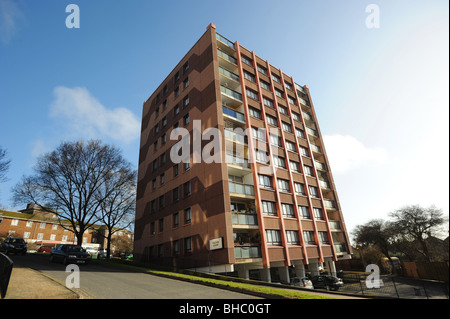 Rat Haus Wohnblocks auf dem Whitehawk Anwesen in brighton Stockfoto