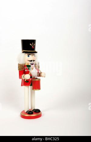 Nussknacker Spielzeug Nussknacker Soldat Schlagzeuger Muttern Weihnachten Ballett Stockfoto
