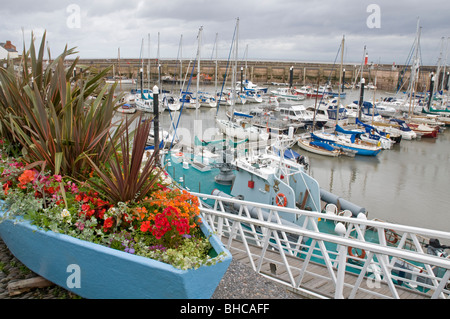 Ruhigen Hafen Szene am Watchet an der Nordküste Somerset Stockfoto