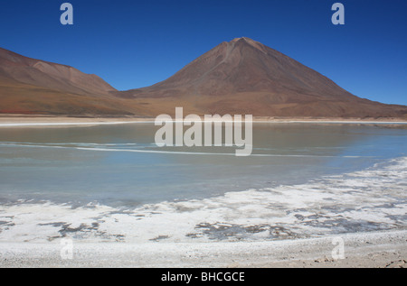 Laguna Verde, Salar de Uyuni, Bolivien Stockfoto