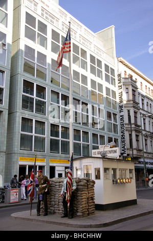 Checkpoint Charlie, Berlin, Deutschland Stockfoto