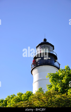 Weißen Leuchtturm, Key West, Florida, USA Stockfoto