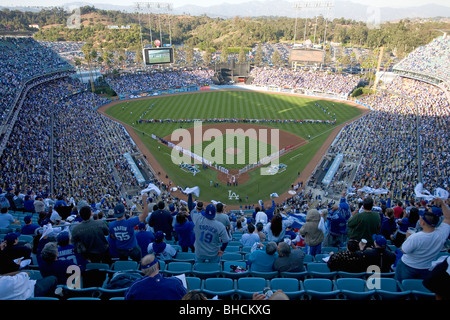 Eröffnungsfeier der National League Championship Series (NLCS), Dodger Stadium, Los Angeles, CA am 12. Oktober 2008 Stockfoto