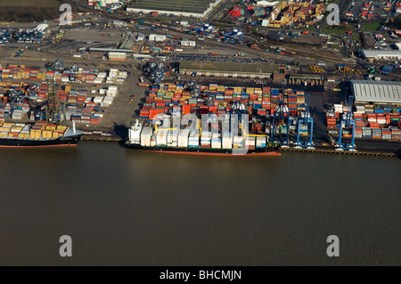 Die Sewak in Felixstowe Port UK Stockfoto