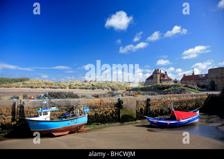 Beadnell Dorf Fischerei Hafen Nord Northumberland Küste Northumbria England Stockfoto