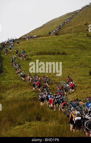 Drei Zinnen Cyclo Cross Veranstaltung, Yorkshire. UK Stockfoto