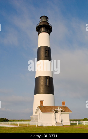 Bodie Island Lighthouse, Cape Hatteras National Seashore auf den Outer Banks, Nags Head, North Carolina Stockfoto