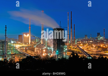 Stahlfabrik, Deutschland. Stockfoto