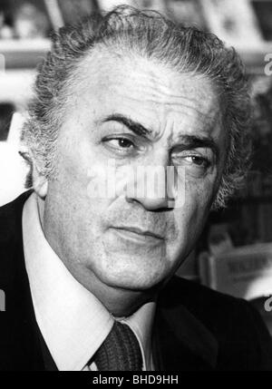 Fellini, Federico, 20.1.1920 - 31.10.1993, italienischer Regisseur, Porträt, Stockfoto