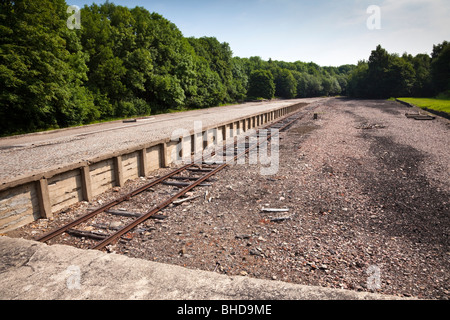 Bahnhof Halt bei Buchenwald Nazi-Konzentrationslager Ettersberg Deutschland Europa Stockfoto