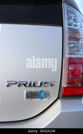 Ein Toyota Prius Hybrid-Auto. Stockfoto