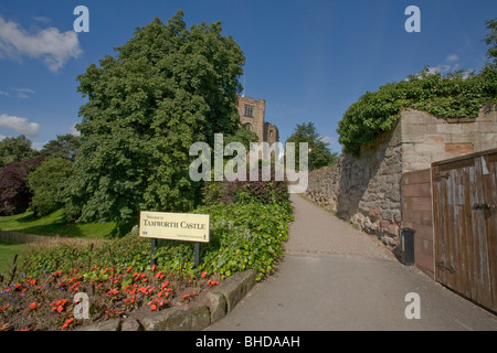 Tamworth Castle, Tamworth Staffordshire, England Stockfoto