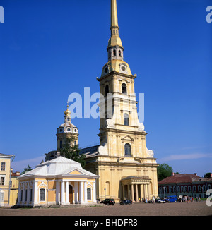 Die Kathedrale von St. Peter und Paul, St. Petersburg, nordwestliche Region, Russland Stockfoto