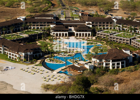 Eine Luftaufnahme des neu gebauten JW Marriott Hotels Hacienda Pinilla in Guanacaste, Costa Rica. Stockfoto