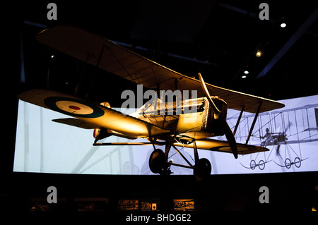 CANBERRA, Australien - Flugzeuge werden am Australian war Memorial in Canberra, Australien, ausgestellt das Australian war Memorial in Canberra ist ein nationales Denkmal, das an die militärischen Opfer erinnert, die Australier in verschiedenen Konflikten der Geschichte gebracht haben. Stockfoto