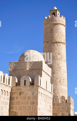 Der Ribat, Rue el Aghlaba, Sousse, Gouvernorat Sousse, Tunesien Stockfoto