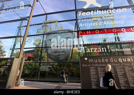 Paris (75): "Musée du Quai Branly", Musée du Quai Branly Stockfoto