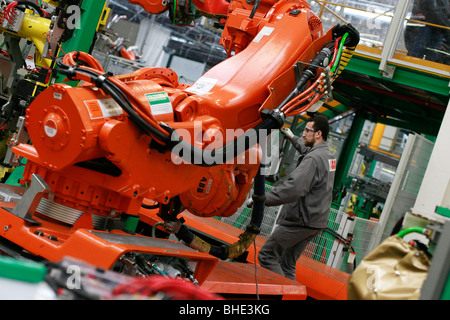 Blainville Sur Orne (14): Herstellung von Renault Trucks Stockfoto