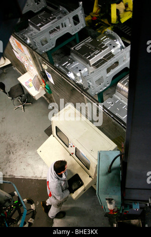 Blainville Sur Orne (14): Herstellung von Renault Trucks Stockfoto