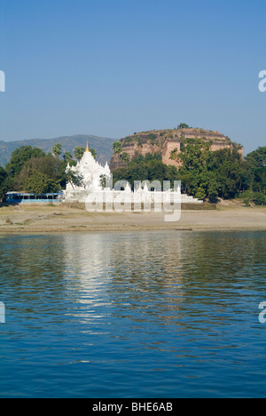 Settawya-Pagode, Mingun, Burma, Myanmar Stockfoto