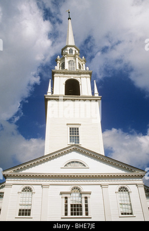 Erste religiöse Gesellschaft Kirche, Newburyport, Massachusetts Stockfoto