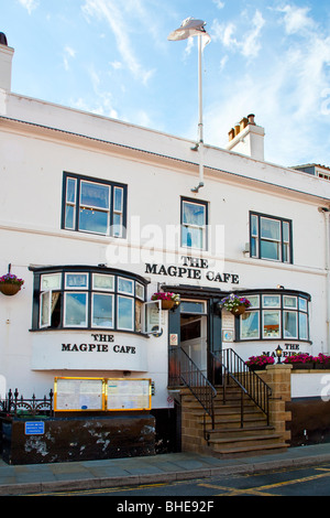 Die Elster Café Fish and Chips Restaurant Whitby North Yorkshire England UK Stockfoto