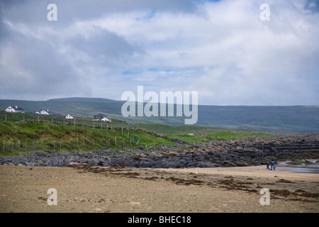 Strand von Fanore, County Clare, Irland. Stockfoto