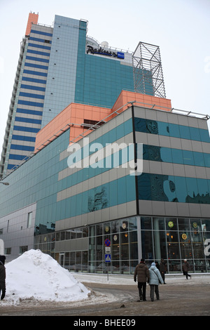 Radisson Blu modernes Gebäude in Tallinn, Estland. Stockfoto