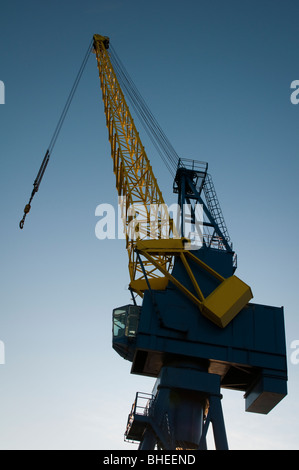 Riesige Dockside Kran Stockfoto