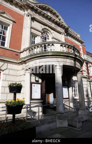 Das Rathaus beherbergt der Stadtrat Lloyd Straße Llandudno Conway Clwyd Nord wales uk Stockfoto