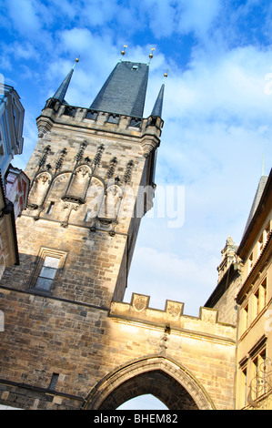 Alter Turm, Prag, Tschechische Republik Stockfoto