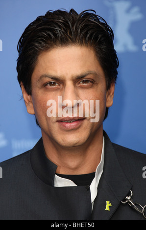 SHAH RUKH KHAN, mein NAME ist KHAN PHOTOCALL BERLIN FILM FESTIVAL 2010 das GRAND Hyatt Hotel POTSDAMER PLATZ BERLIN Deutschland 12 Phaebrua Stockfoto