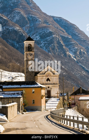 Lavertezzo, Verzascatal, Schweiz Stockfoto