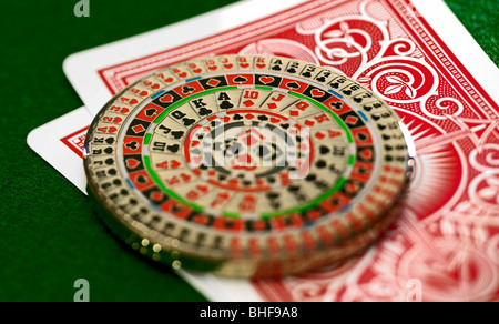 Poker Card Guard Stockfoto