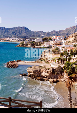 Blick auf San Juan De Los Terreros Stockfoto