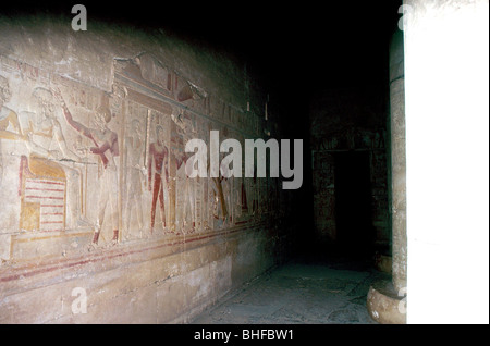 Tempel von SETHOS I (Seti I), Abydos, Ägypten, 19. Dynastie, c 1280 BC. Artist: Unbekannt Stockfoto